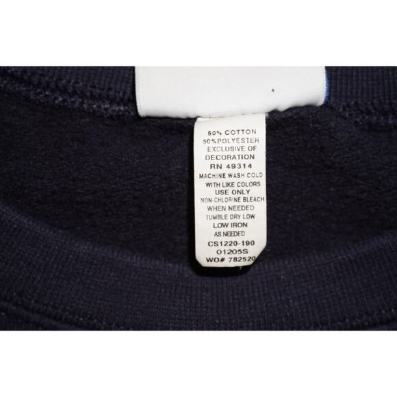 Champion Samford University Crewneck Sweatshirt 2XL Navy Blue - Picture 3 of 5